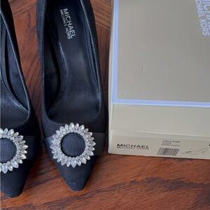 Michael Kors Black Suede Pumps